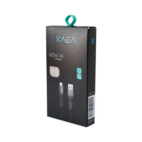 CABLE USB MOD 70 - VENON - XAEA - TIPO C - CON LUZ