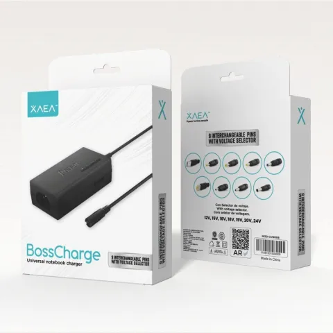 CARGADOR DE NOTEBOOK MODO-504 96W 9 CONECTORES -