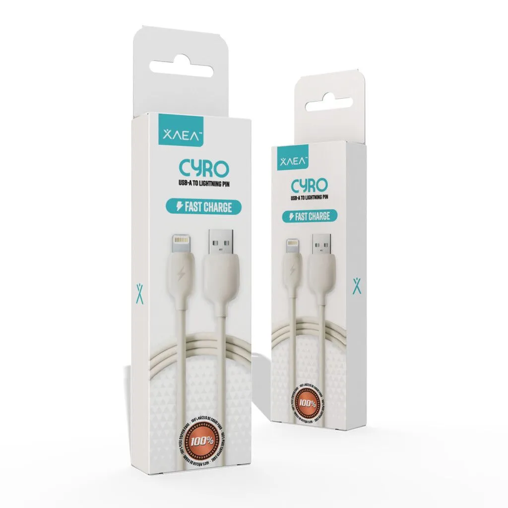 CABLE USB LIGHTNING CYRO MODX-100 - XAEA - NEGRO