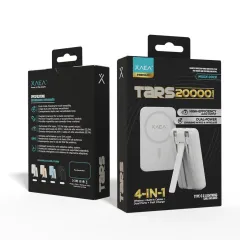 POWER BANK TARS KJ-790 WIRELESS 20000 MAH MODX-00CE - XAEA - NEGRO