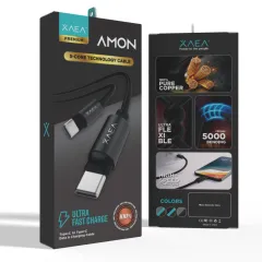 CABLE AMON TIPO C-C MODX-00IX - XAEA - NEGRO