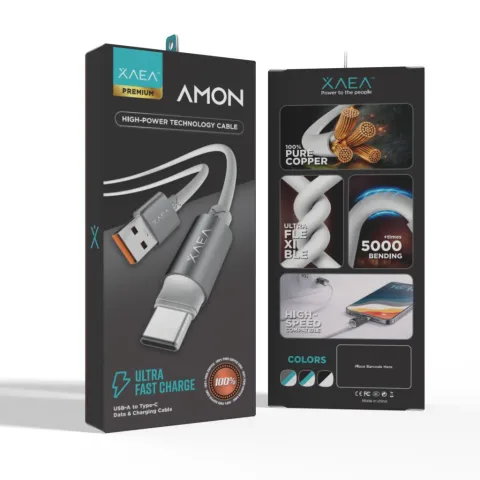 CABLE AMON TIPO USB-C MODX-00IW - XAEA - BLANCO
