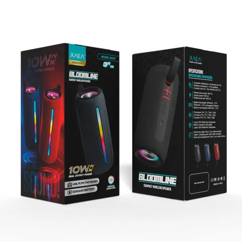 PARLANTE 3'' BLOOMLINE - MODX-0051 - XAEA - NEGRO