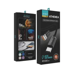 CABLE ATHENEA USB-C MODX-00JG - XAEA - NEGRO