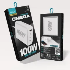ESTACION DE CARGA OMEGA 100W MODX-00J4 - XAEA - BLANCO