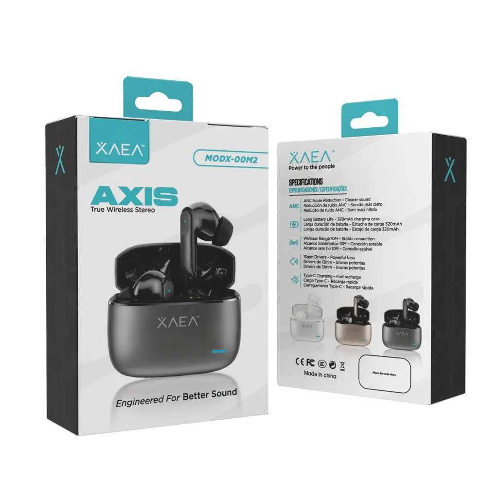 MANOS LIBRES TWS MODX-00M2 - XAEA - NEGRO