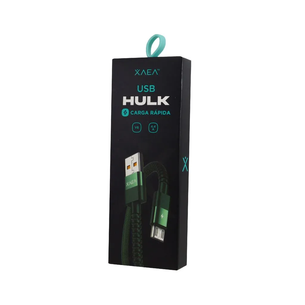 CABLE USB MODX-088 HULK V8 - XAEA - VERDE